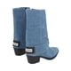 thumbnail image 3 of Bota Vaquera Tacón Bajo Con Capucha Arizona Para Mujer Azul Mezcilla Demin, 3 of 5
