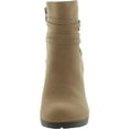 thumbnail image 3 of White Mountain Womens Spade Faux Leather Almond Toe Ankle Boots, 3 of 3
