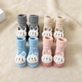 thumbnail image 6 of Baby Socks Toddlers Baby Boy Girls Indoor Shoes Antislip Socks Booties Pink Socks 0-6 Years, 6 of 6
