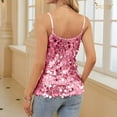thumbnail image 6 of JASGOOD Sequin Tops for Women Sleeveless Strappy Camisole Tanks Glitter Concert Outfits, 6 of 11