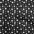 thumbnail image 1 of oneOone Polyester Spandex Black Fabric Abstracts Dress Material Fabric Print Fabric By The Yard 56 Inch Wide, 1 of 5