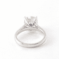 thumbnail image 6 of Eclet Jewels 14K White Gold Over Rings - Cushion Cut 1.9 Ct Diamond Ring - Solitaire Engagement Wedding Rings for Women's - Daily Wear Diamond Rings - Proposal Rings for Her - Valentine's Day Gifts, 6 of 9
