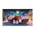 thumbnail image 3 of Bannière de Porte de Garage Extérieur de Noël Grande Couverture Décorative de Porte de Garage Extérieur Saisonnier Bannière de Porte de Garage de Noël, 3 of 4