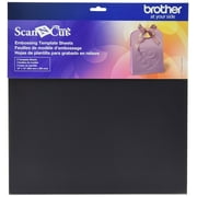 Angle View: Brother ScanNCut Embossing Template Sheets