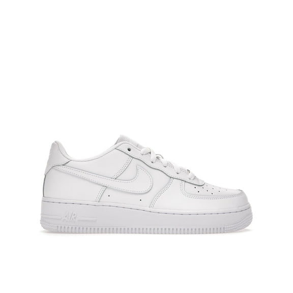Nike Kid's Air Force 1 Low LE Triple White Basketball Shoes, from StockX