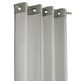 thumbnail image 3 of Loft Living Liege Light Filtering Grommet Indoor Curtain 52 x 84 in Grey, 3 of 7