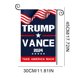 thumbnail image 4 of Trump Vance 2024 Jardín Banderas Doble Cara (oscuro) Azul, 4 of 4