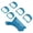 Blue, variant on BIMZUC Men's Beard Shaping Styling Tool with Built-in Comb, 5 Size Beard Shaper Template and Mustache Grooming Kit Accessory in Blue Color, 7.87 inches / 20 cm Pack Length for Perfect Lines