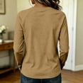 thumbnail image 4 of Long Sleeve Shirts for Women Fall Outfit 2026 Fashion Casual T Shirt V Neck Basic Loose Tunic Tops XL, 4 of 7
