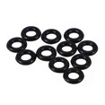 thumbnail image 1 of 10 pcs Black Rubber Oil Seal O Shaped Rings Seal washers 8 x 4 x 2 mm, 1 of 5