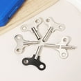 thumbnail image 4 of Uxcell 2 Pcs Llave de Reloj para Enrollar, Diámetro de Agujero de 3.8mm, Llaves de Reloj de Acero de 52mm de Largo para Reparación de Cadena de Alarma Mecánica, Tono Plateado, 4 of 6