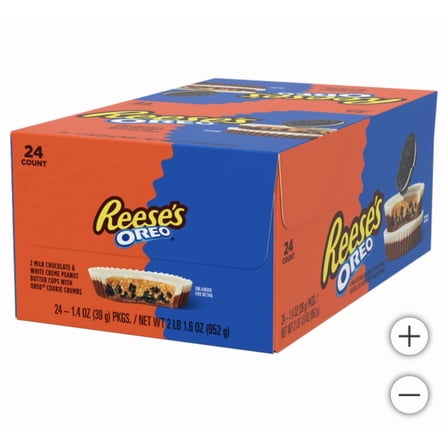 Reese's OREO Peanut Butter Cups, 1.4 oz, 24 ct