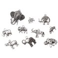 thumbnail image 1 of 10pcs Joyería de Colgantes Resultados del Arte Elefantes de DIY Sunnimix Colgante Charms, 1 of 6