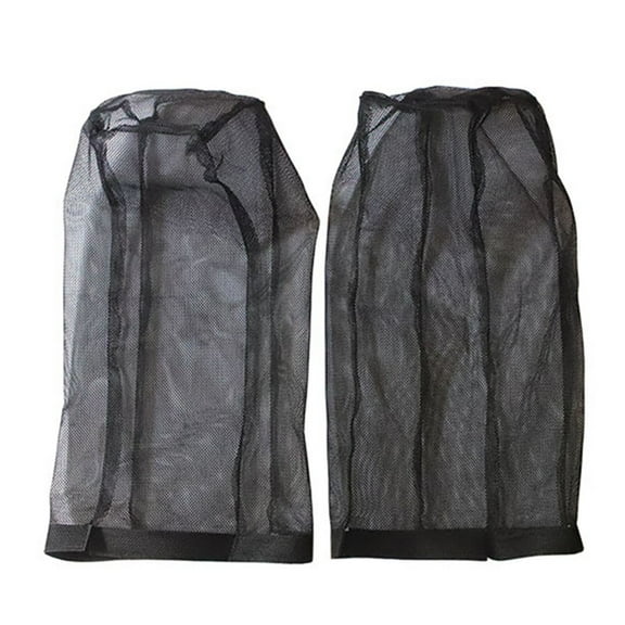 Dleadar 2 Pack Dryer Vent Lint Trap Bag for Outdoor and Indoor Use, Black Polyester Filter for 4 Inch Dryer Vent Pipes, Prevents Animal Entry and Lint Buildup