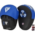 thumbnail image 1 of Almohadillas de boxeo RDX Maya Hide de cuero curvo con gancho y pinchazo, 1 of 9