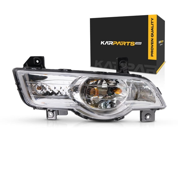 CarLights360: For Chevy Traverse 2009 2010 2011 2012 Front Signal/Corner Light Assembly Passenger Side w/Bulbs - DOT Certified Replacement for GM2521194 | 20794798, 25778619