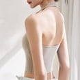 thumbnail image 6 of RMGVDSD Womens Casual Summer Tops Womens Halter Neck Built In Bra Workout Sports Tank Tops Trendy Backless Going Out Clothing Blouse Trendy Tank Tops, 6 of 9