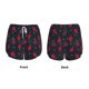 thumbnail image 3 of Balery Ping Pong Pantalones cortos deportivos para mujer con forro y dos bolsillos, elásticos, para entrenamiento, gimnasio, yoga-XX-Large, 3 of 7