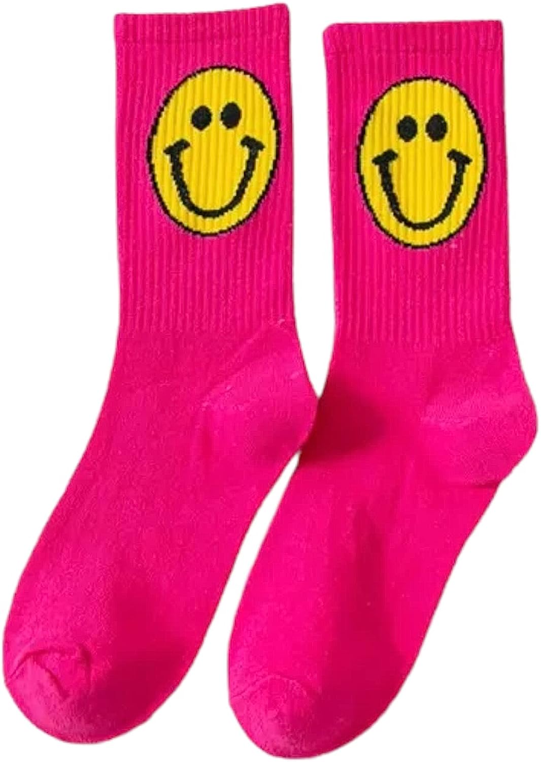 Socks, Fashion Cartoon Socks, New Lovely Smile Face Socks, Cute Flange  Embroidery Socks, Ankle Sock, Cotton Women Socks