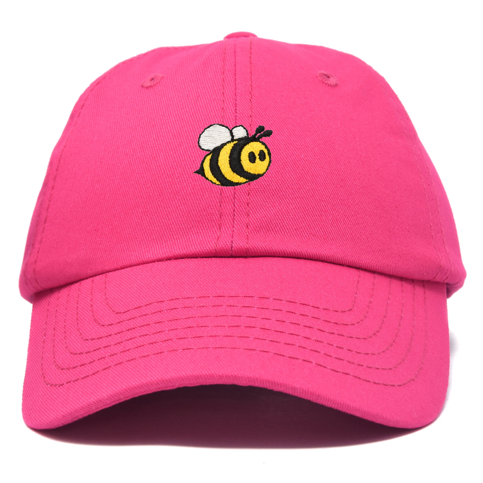 DALIX Bumble Bee Baseball Cap Dad Hat Embroidered Womens Girls in Hot ...