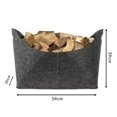 thumbnail image 2 of Toy Sorting Felt Storage Basket - Medium Gray, 53*30*38.5 cm, 2 of 5