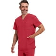 thumbnail image 4 of Infinity Cherokee V- Neck Men's Scrub Top with Rib Knit Back Panels with 3 Pockets and 360 Stretch - CK900A, 4 of 8