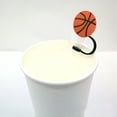 thumbnail image 2 of 5pcs Sports Silicone Straw Covers - for 7-9mm Straws, Reusable, for Party Decor, 2 of 2