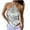 Silver Tops, variant on Htigea Women's Halter Tank Tops Sequin Sleeveless Backless Shirts Y2k Summer Trendy Club Party Outfits Black S