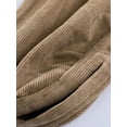 thumbnail image 4 of Women'S Corduroy Wide Leg Pants, Fall Winter High Waist Bootcut Cropped Trousers Casual Loose Khaki XXL, 4 of 9