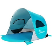 Wolfwise Upf 50 Easy Pop Up 34 Person Beach Tent Sport Umbrella Instant Sun Shelter Tent Sun Shade Baby Canopy