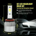thumbnail image 2 of For Ford FOCUS 2012 2013 2014 2015 2016 2017 2018 Headlights,H1 H11 High and Low Beam Bulbs 4pcs, 2 of 9