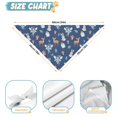 thumbnail image 6 of Dog Bandana 2 Pack,Dark Blue Princess Fairy Forest Pattern Bandanas for Dogs,Cat Bandana,Small/ Large Dog Bandana 2 Size,Dog Bandanas, 6 of 6
