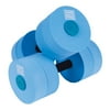 Power Systems Water Dumbbells Pair – Foam Hand Weights for Swim Aerobics with Comfort Grip