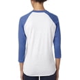 thumbnail image 4 of Mens Clementine Tri-Blend 3/4-Sleeve Raglan Tee, 4 of 4