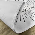 thumbnail image 5 of Ambesonne White Place Mats Set of 4, Valentines Love Retro, Standard Size, Charcoal Grey White, 5 of 6