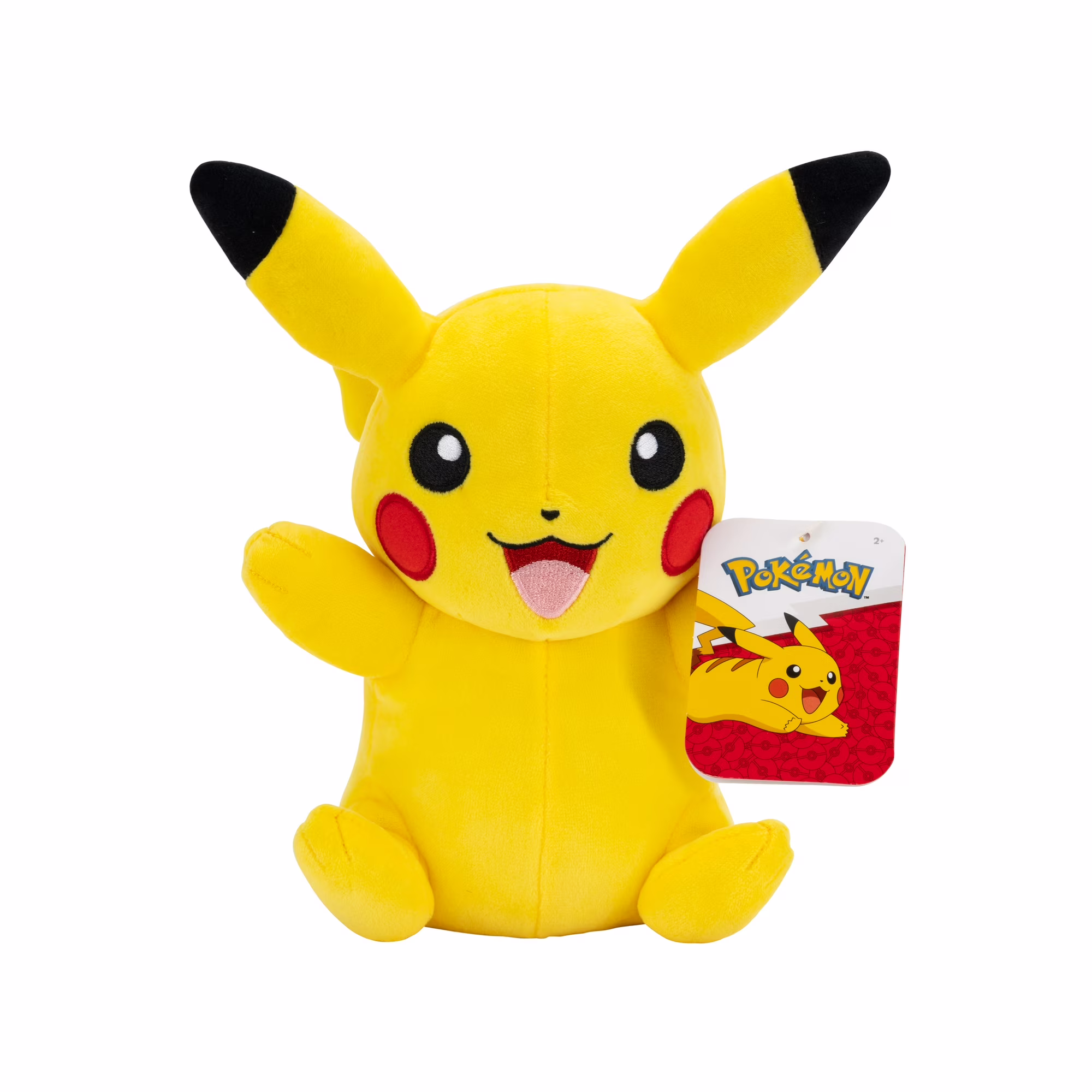 Pikachu, variant on Pokemon Winking Pikachu 8-Inch Plush Stuffed Animal Toy - Officially Licensed