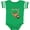 Football Green and White, variant on Inktastic Best Egg Hunter Ever Easter Dinosaur Boys or Girls Baby Bodysuit