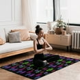 thumbnail image 4 of Paw Print Carpet for Home Decoration Soft Comfy Rugs for Bedroom Living Room Bathroom Entrance Non-slip Comfort Mat, 4 of 7