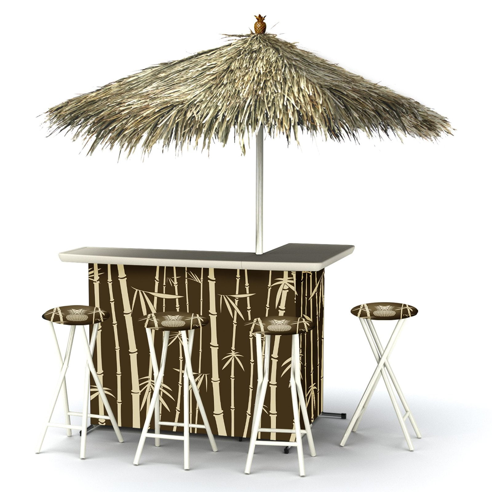 Best Of Times Indoor Outdoor Portable Bar With 4 Barstools Walmart
