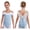 Light Blue, variant on Toddler Girls Ballet Dance Leotard Seamless Undergarment Classic Bodysuit One Piece Gymnastics Camisole Green 120