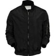 thumbnail image 2 of Ma Croix Mens MA-1 Bomber Windbreaker Jacket Comfort Warm Style, 2 of 3