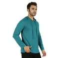 thumbnail image 3 of Inkmeso Solid Winter Hooded Sweatshirt For Mens Long Sleeve Drawstring Pullover Hoodie, 3 of 7