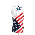 thumbnail image 2 of USA 1 5 X Headcover Patriot Golf Vintage Retro U.S.A Leather Style Patriotic Driver Fairway Wood Head Cover, 2 of 7