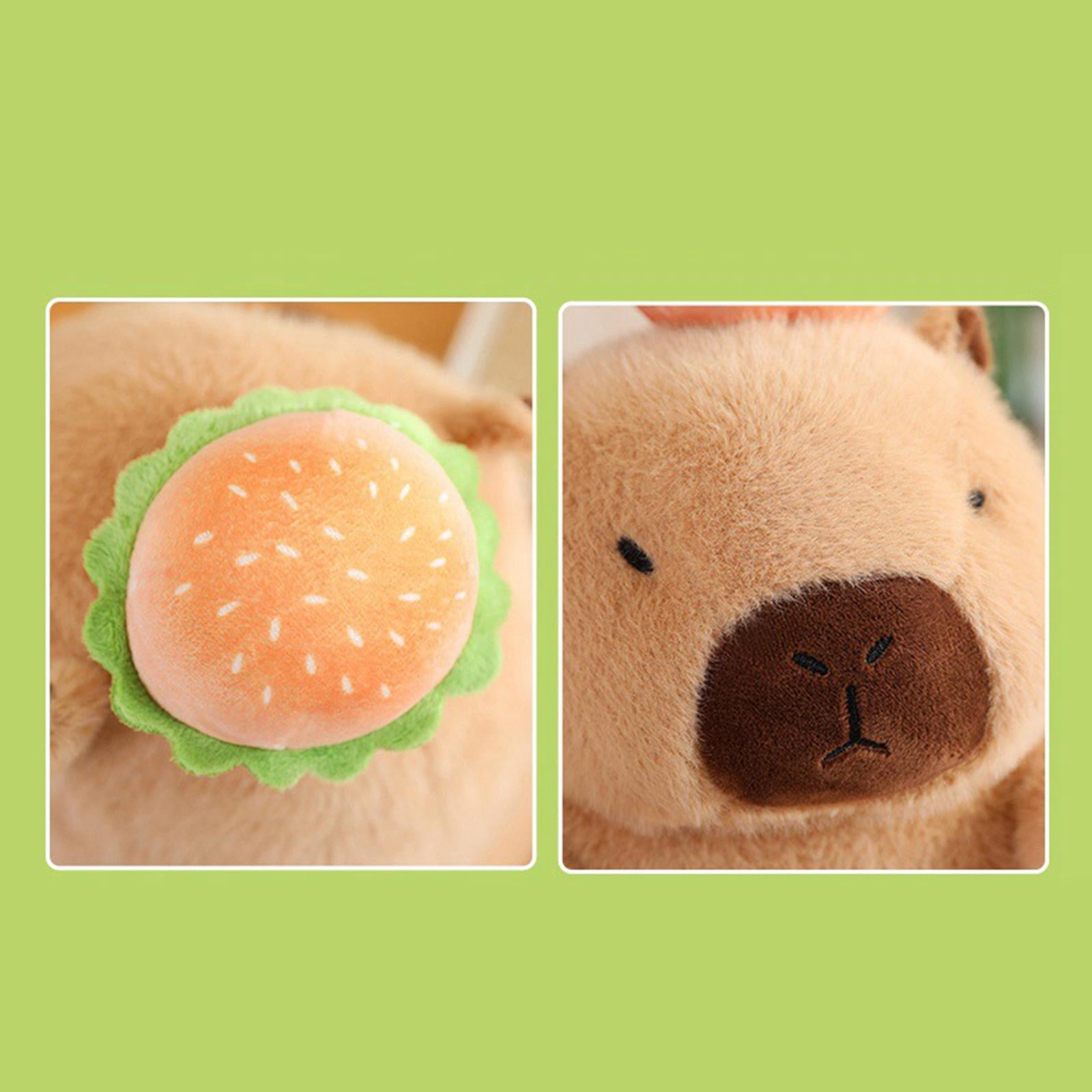LeeQinersw Capybara Plush Capybara Figure Room Decor Capybara Doll Stuffed Capybara Toy for hamburger