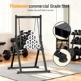 thumbnail image 2 of PROHIKER Folding Pull Up Station Power Tower for Home Gym, Height Adjustable Pull Up Bar Dip Station, Multifunctional Full Body Strength Training Fitness Equipment, Triangle Structure, 2 of 7