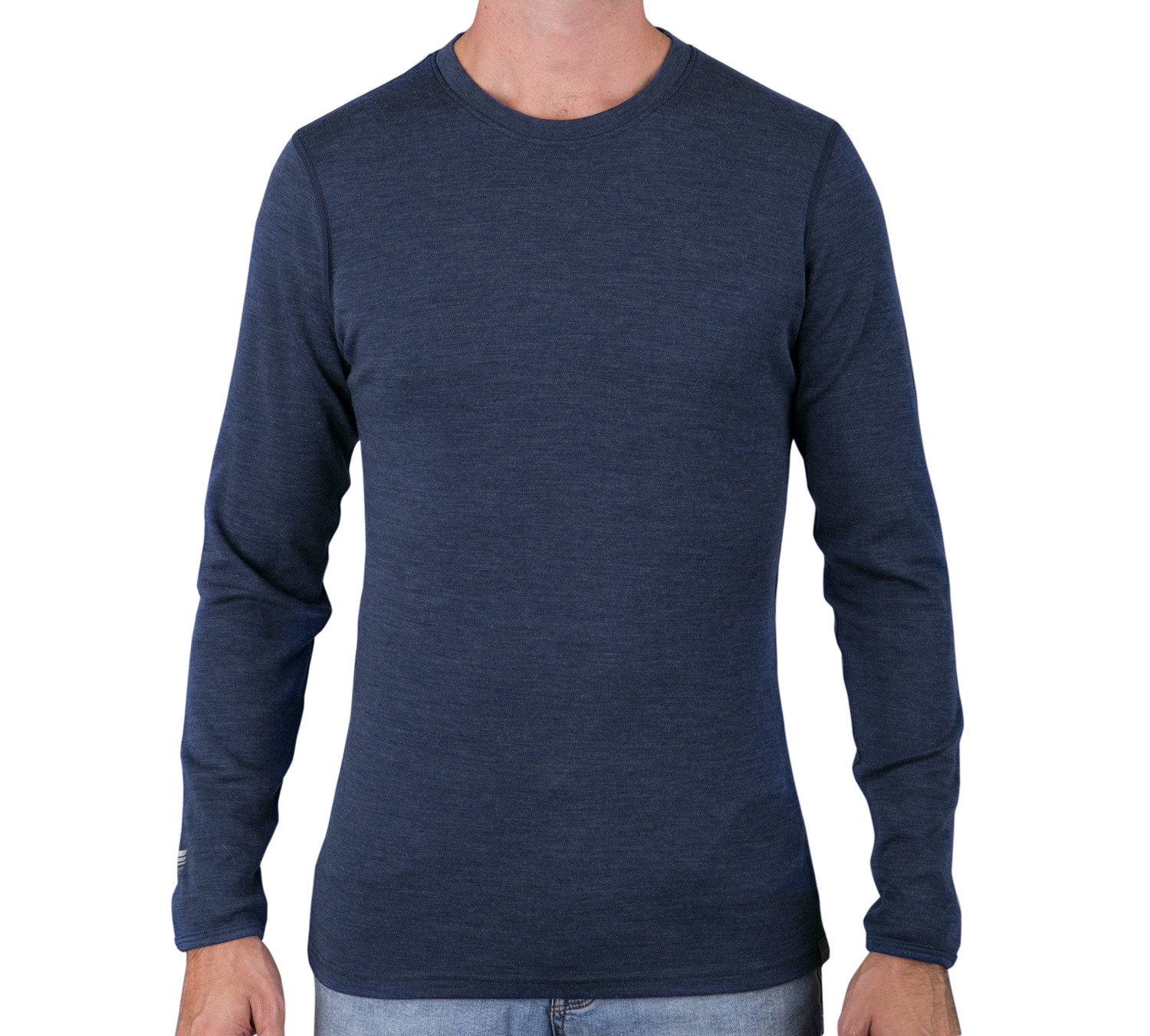 MERIWOOL Mens Base Layer 100% Merino Wool Midweight Long Sleeve Thermal  Shirt