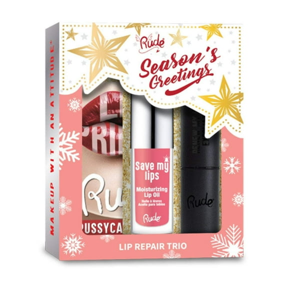 RUDE COSMETICS Lip Repair Trio Gift Set