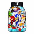 thumbnail image 1 of Sonic student backpack Cartoon kids Backpack anime character boy bag, 1 of 4