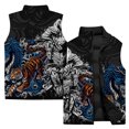 thumbnail image 3 of Chaleco sin mangas para hombre, diseño de moda, estampado 3D de diablo, chaleco para hombre, ropa informal cálida para fiestas y deportes al aire libre para uso diario, 3 of 5