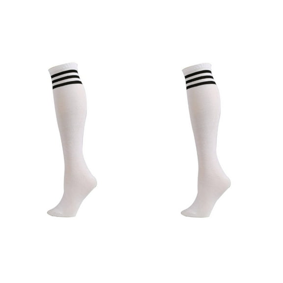 AUQ 2Pair Knee High Socks,Chemical Fiber Socks for Women,Womens Socks,Style2